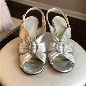 L.G. Haig Silver Bird Vintage Shoes